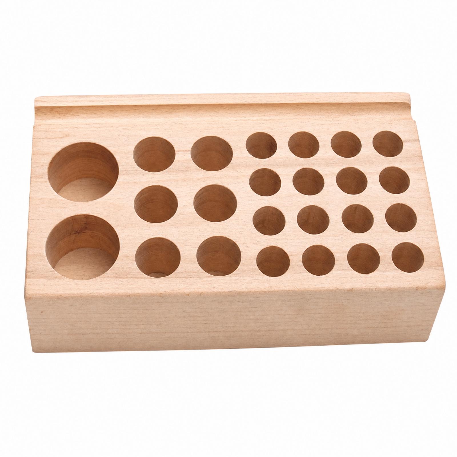Leatherwork Bench - Solid Wood Punch Holder Rack for
