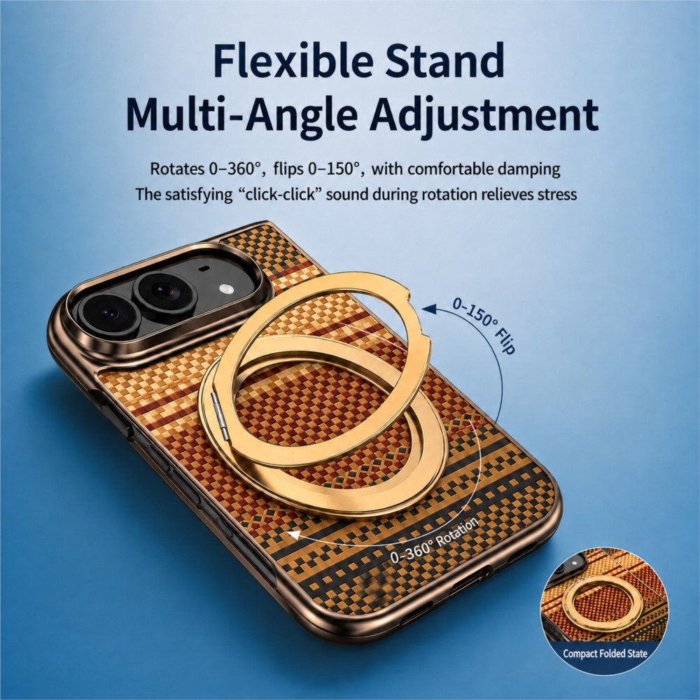 Leather X - Foldable Phone Case For Apple iPhone