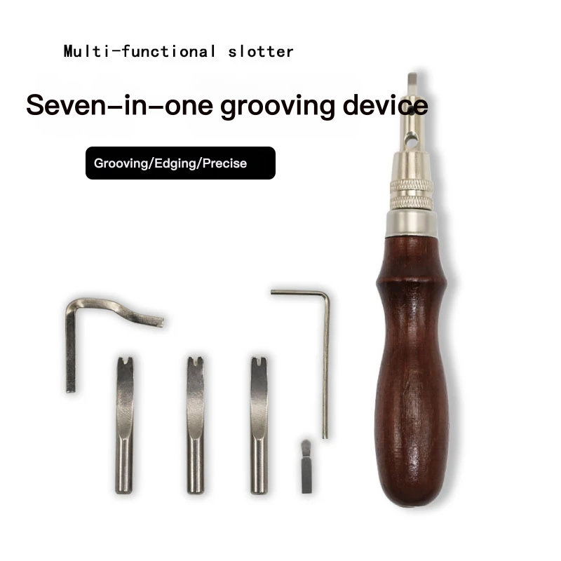 7-In-1 Multifunctional Leather - Leatherwork Edge Creaser recension och pris