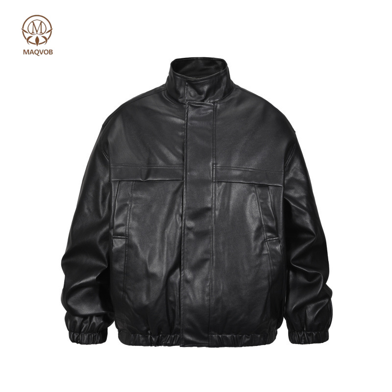 ACOMOSON European And American - Leather Work Jacket Mens recension och pris
