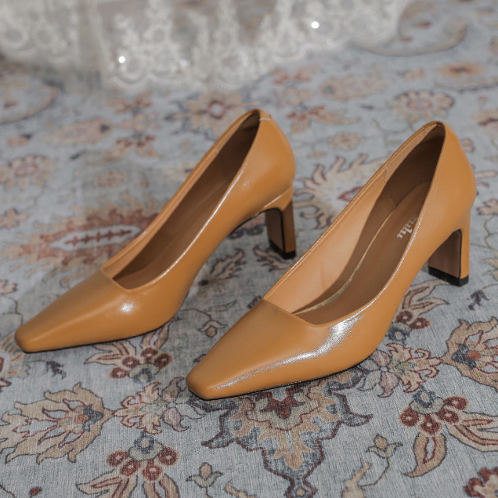High Heels Women's New Profess - Leatherwork In French recension och pris