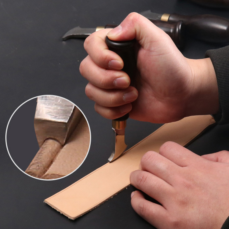 1PCS Leather Shallow Slot Edge - Leatherwork Edge Creaser recension och pris