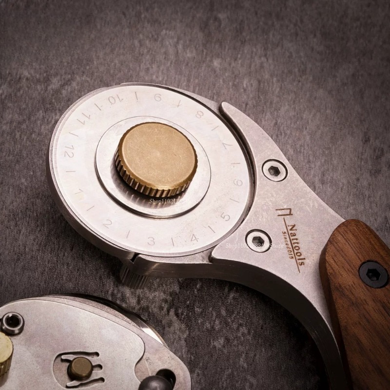 Natural Wooden Handle All-meta - Leatherwork Knives recension och pris