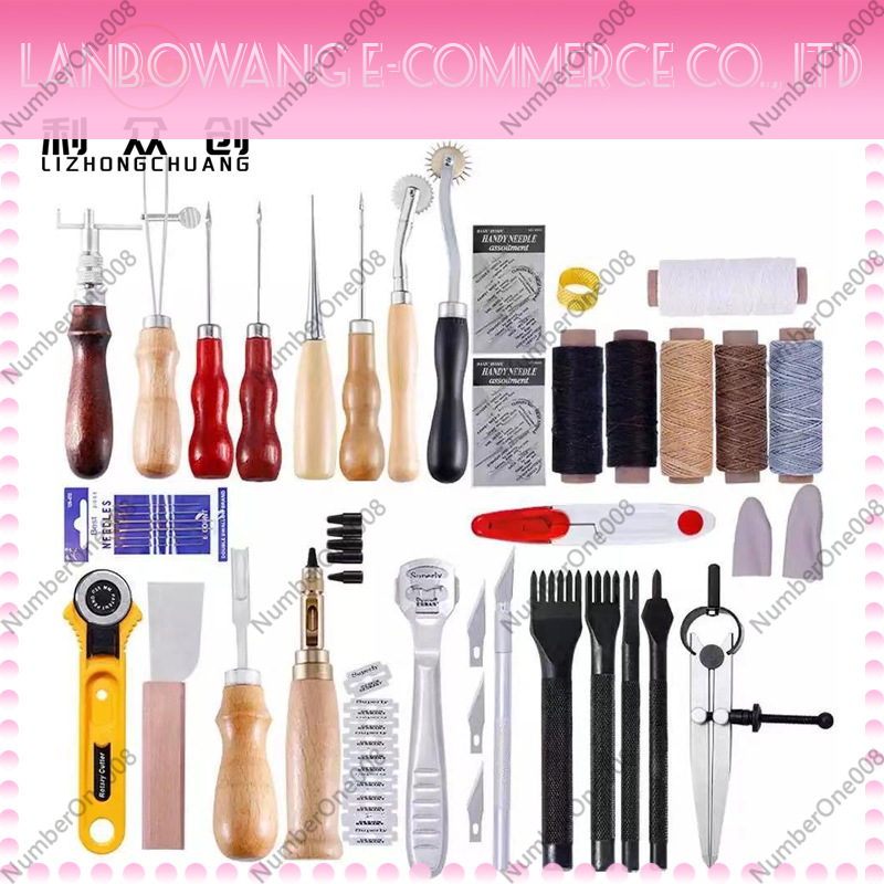 DIY Leather Tool Set 61-Piece  - Leatherwork Repairs recension och pris