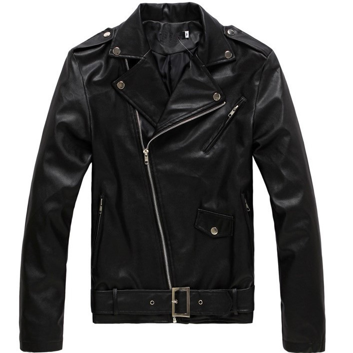 Pu Coats Men Faux Leather Jack - Leather Work Jacket Mens recension och pris