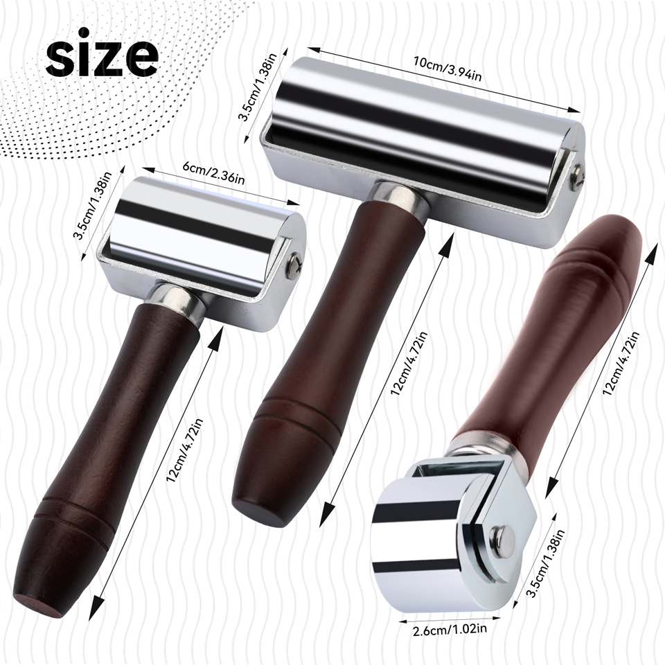 KRABALL Leather Press Edge Rol - Leatherwork Press recension och pris
