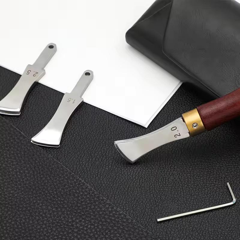 4pcs Leather Edge Creaser Tool - Leatherwork Edge Creaser recension och pris