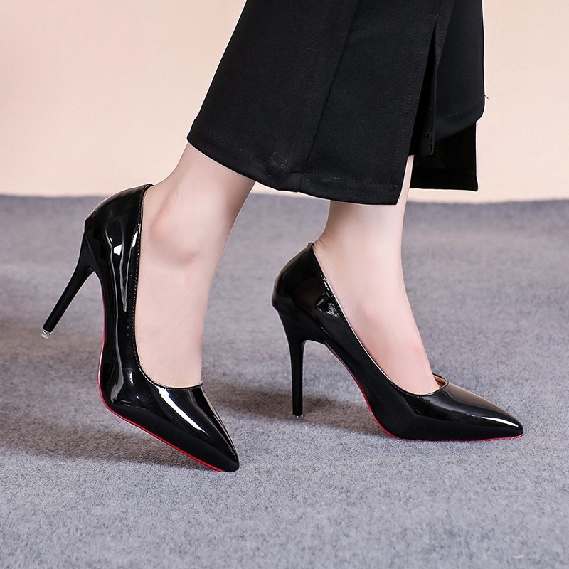Sexy Pointed Toe Patent Leathe - Leatherworking Classic recension och pris