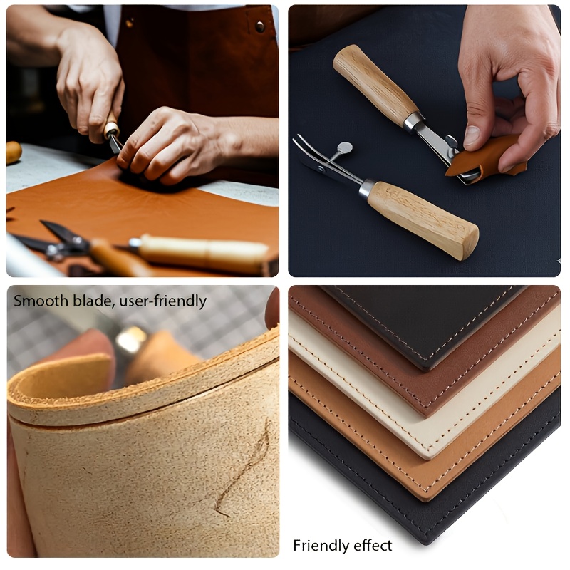 1pc Adjustable Width Leather E - Leatherwork Edge Creaser recension och pris