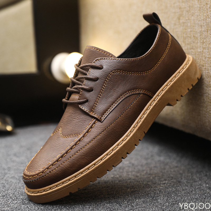 Men's Casual Leather Shoes Tre - Leatherworking Classic recension och pris