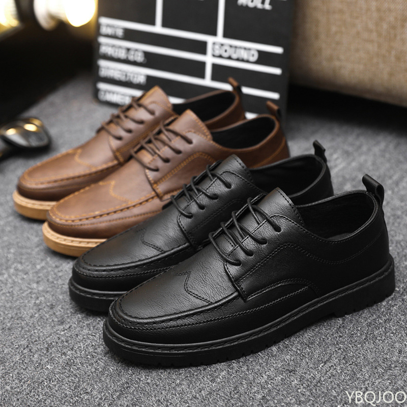 Men's Casual Leather Shoes Tre - Leatherworking Classic recension och pris
