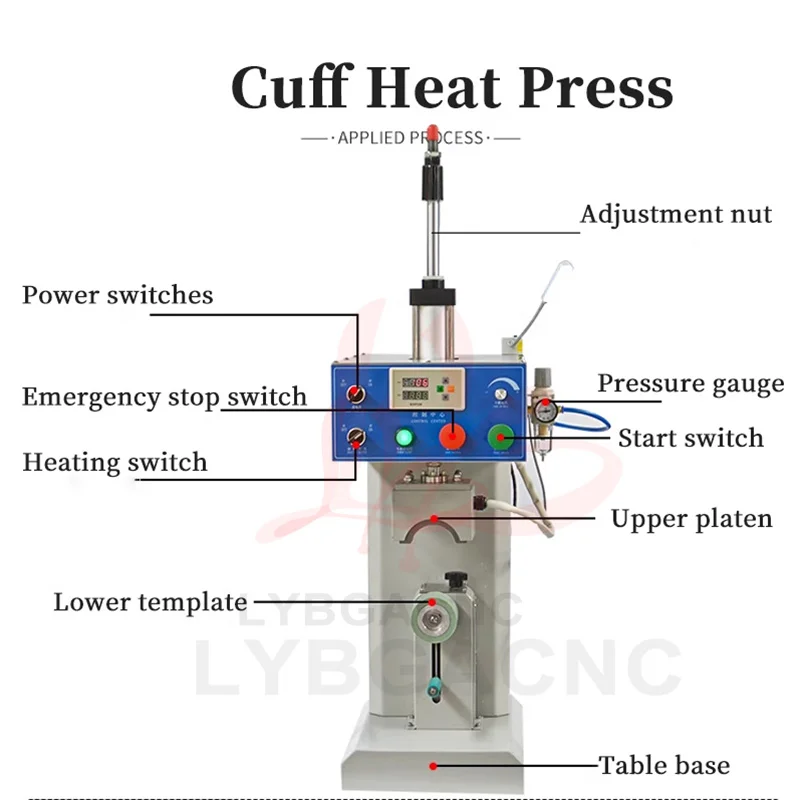 Pneumatic Automatic Heat Press - Leatherwork Press recension och pris