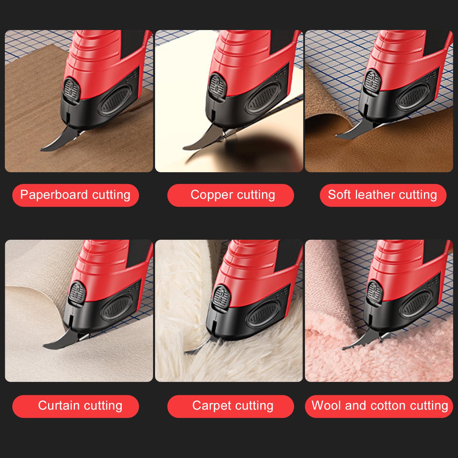 Cordless Electric Scissors Cut - Leatherwork Knives recension och pris