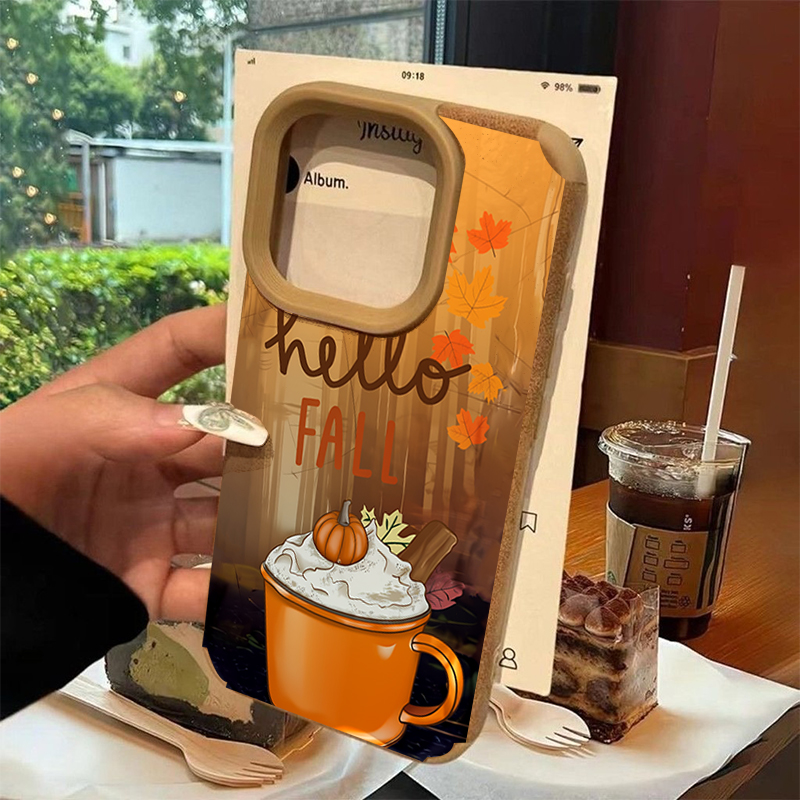 Retro Maple Leaf Fall Coffee P - Leather X recension och pris