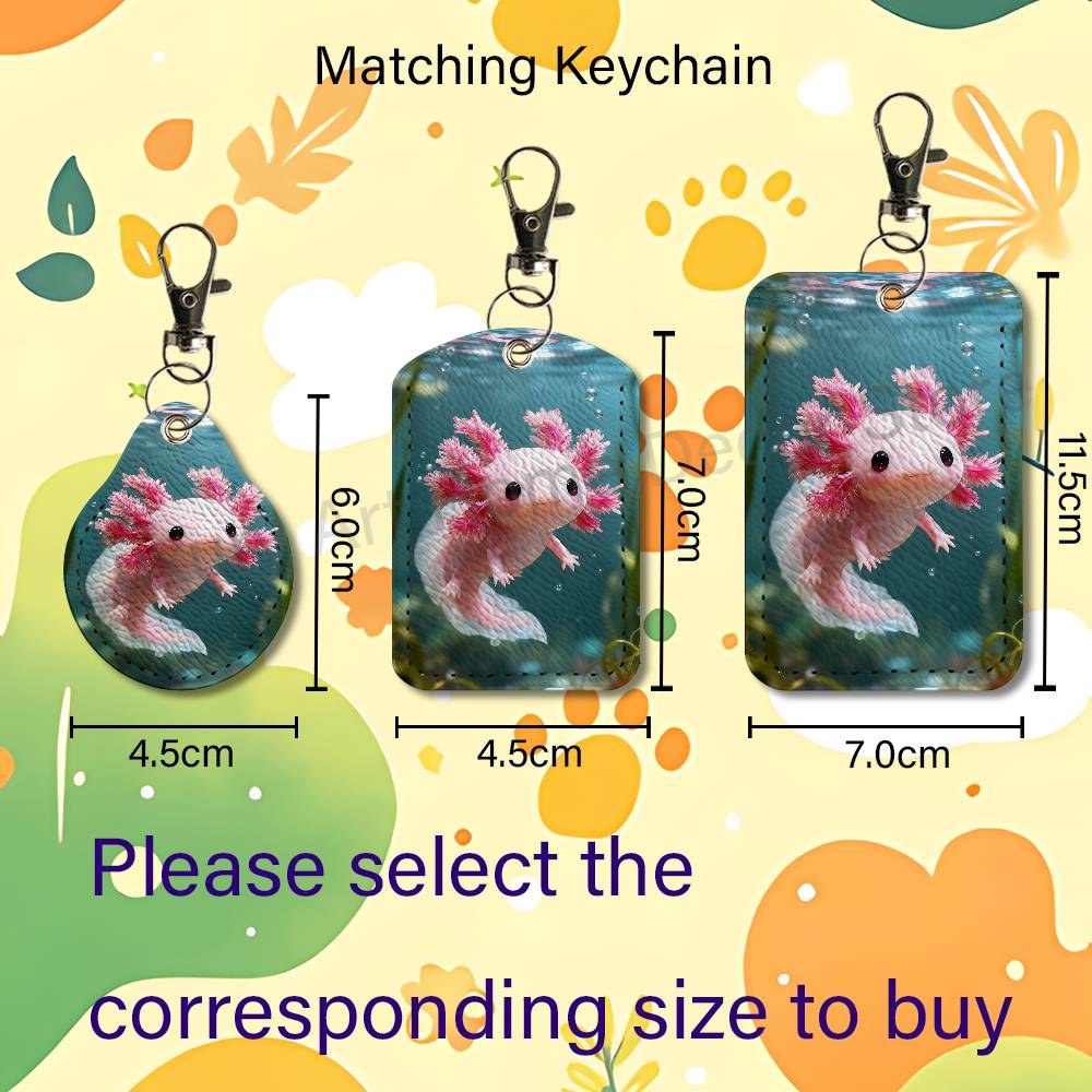 Cute pink A-Axolotl Cartoon Ho - Leather Works recension och pris