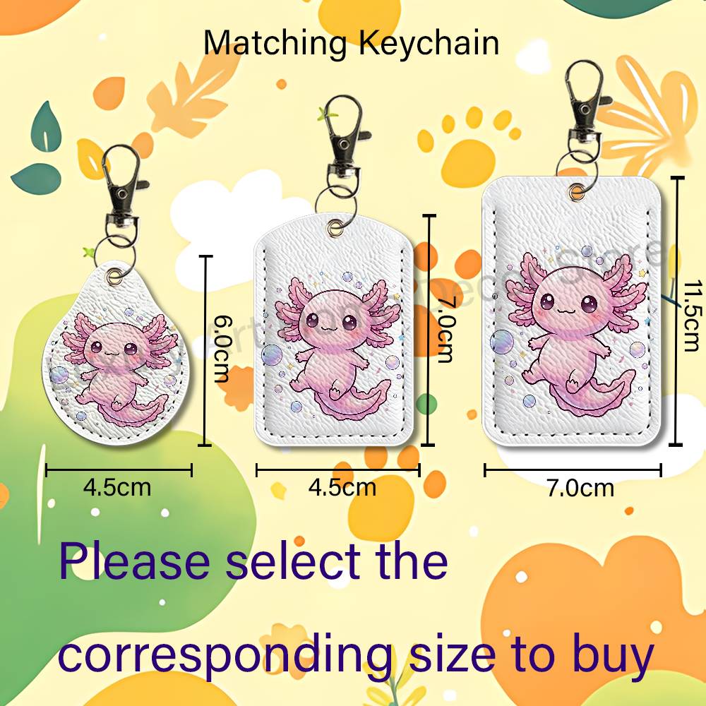 Cute pink A-Axolotl Cartoon Ho - Leather Works recension och pris