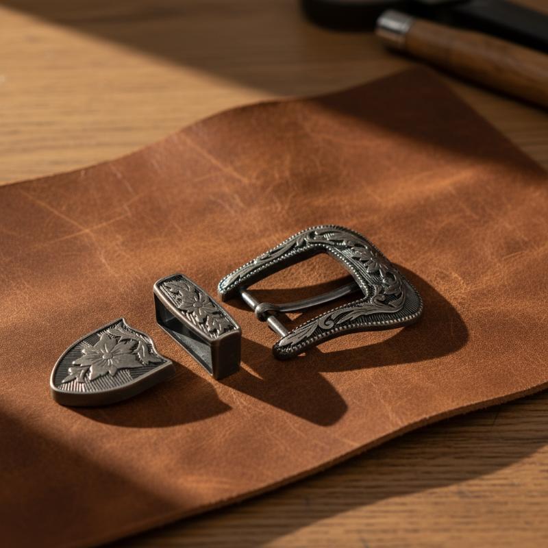 Floral Engraved Vintage Metal  - Leatherworking Classic recension och pris