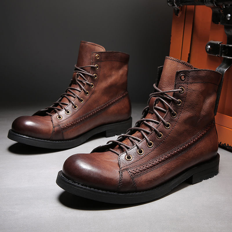 Mens Ankle Boots Classic Handm - Leatherworking Classic recension och pris