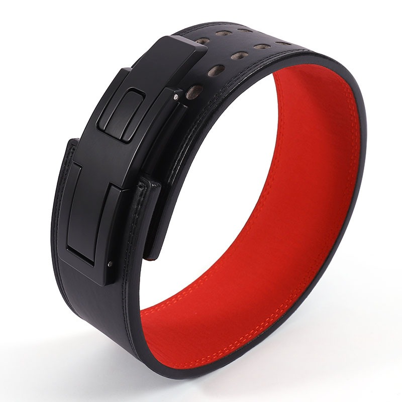 Weightlifting Belt Cowhide Lea - Leather Workout Belt recension och pris