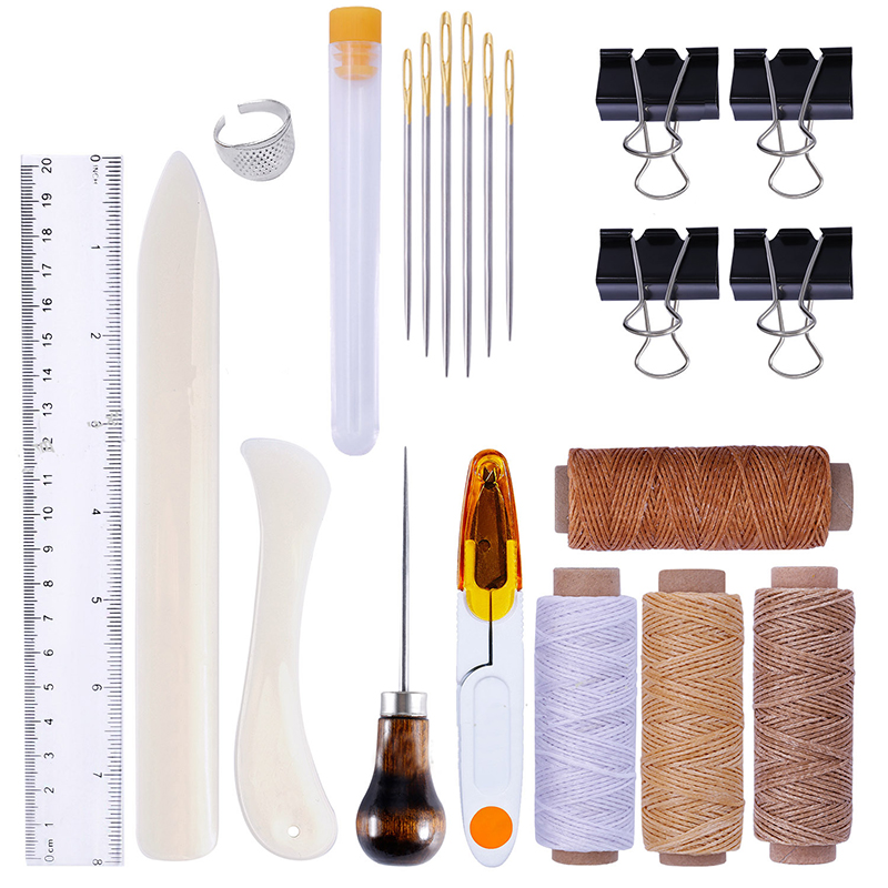 25Pcs/Set Leather Craft Sewing - Leatherwork Edge Creaser recension och pris