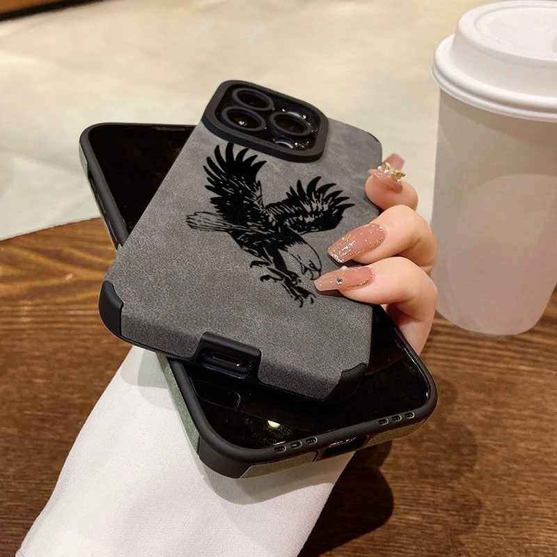 Black Eagle Pattern Leather Si - Leather X recension och pris