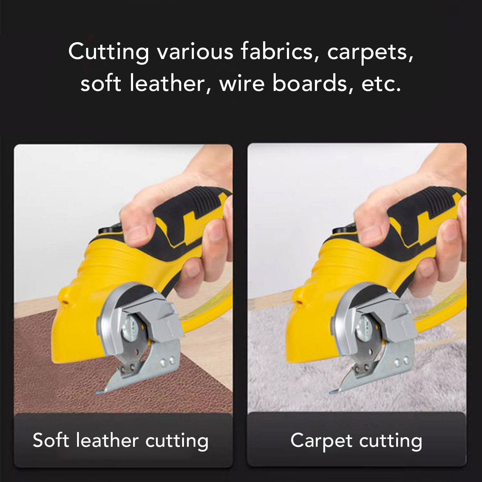 Cordless Carpet Scissors Handh - Leatherwork Knives recension och pris