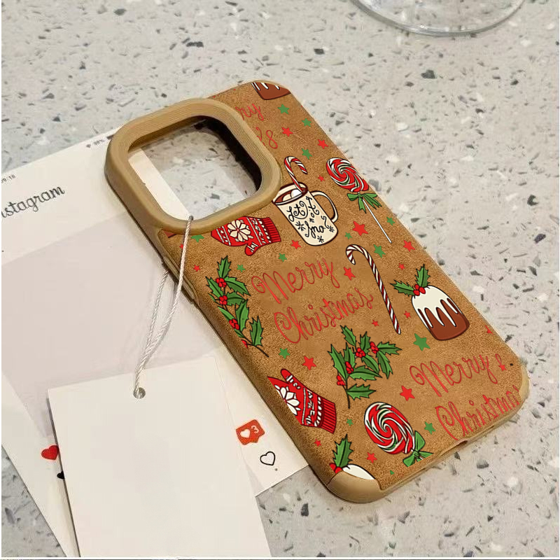 Christmas Leather Texture Phon - Leather X recension och pris