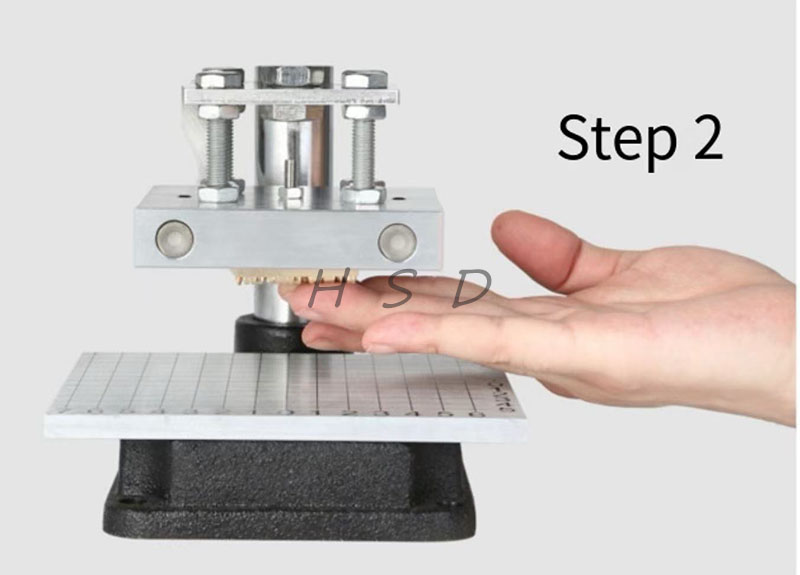 Manual Heat Press Stamping Mac - Leatherwork Press recension och pris